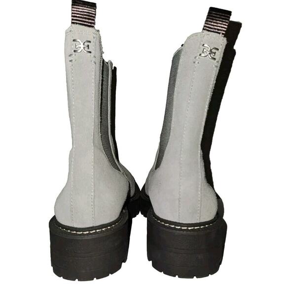 New with defect!  Sam Edelman Laguna Chelsea Green Leather Pull On Boot 8.5 - Picture 7 of 15